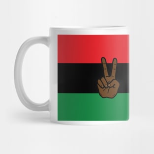 Pan African flag Juneteenth black freedom liberation Mug